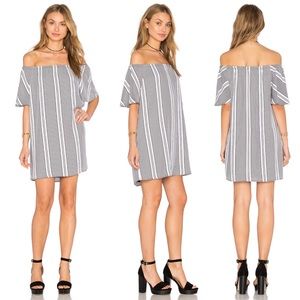 Three Eighty Two Nina Off-Shoulder Mini Dress